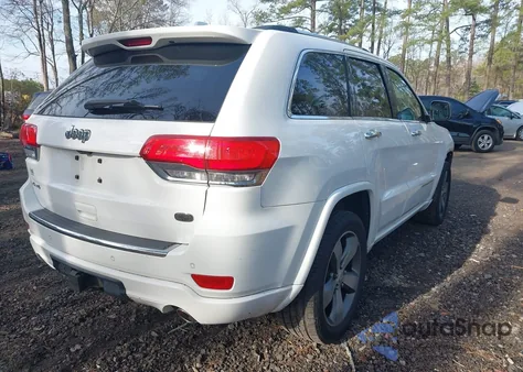 2015 Jeep Grand Cherokee Overland z USA, uszkodzony, nr VIN 1C4RJFCT8FC759421